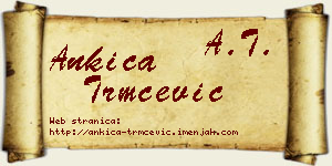 Ankica Trmčević vizit kartica